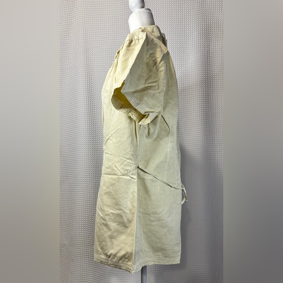 NWT Free People Ivory Button Front Romper Size L - Picture 5 of 11